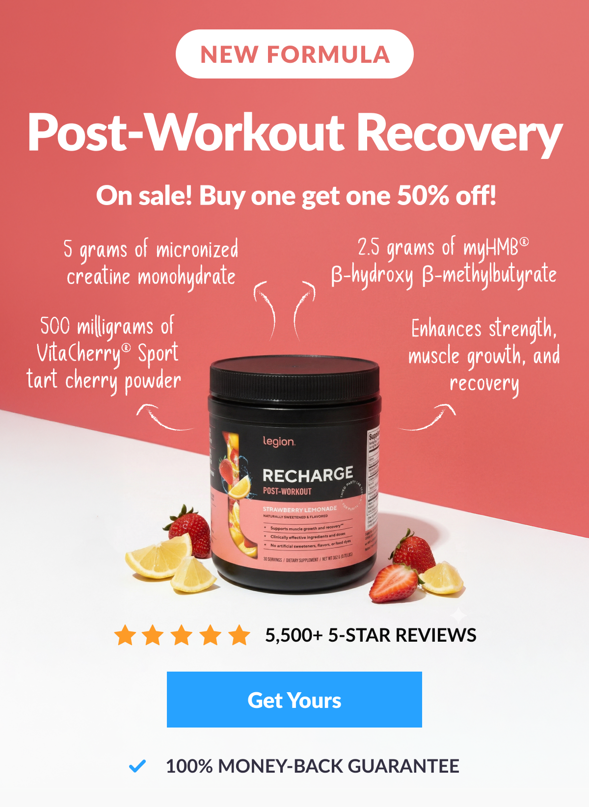 New Formula: Recharge Post-Workout Recovery