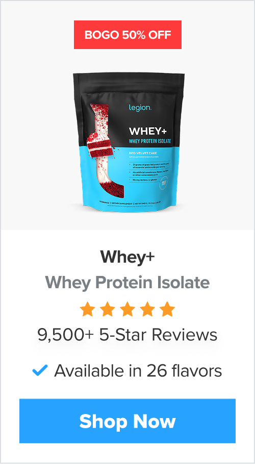Whey+ BOGO 50% Off!