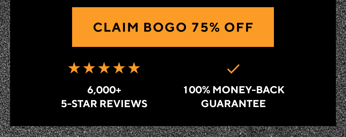 Buy one get one 75% off ends Sunday!