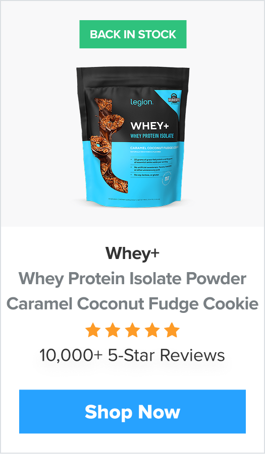 Caramel Coconut Fudge Cookie Whey+ Back in Stock