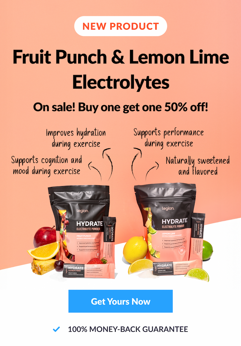 New Fruit Punch & Lemon Lime Electrolytes