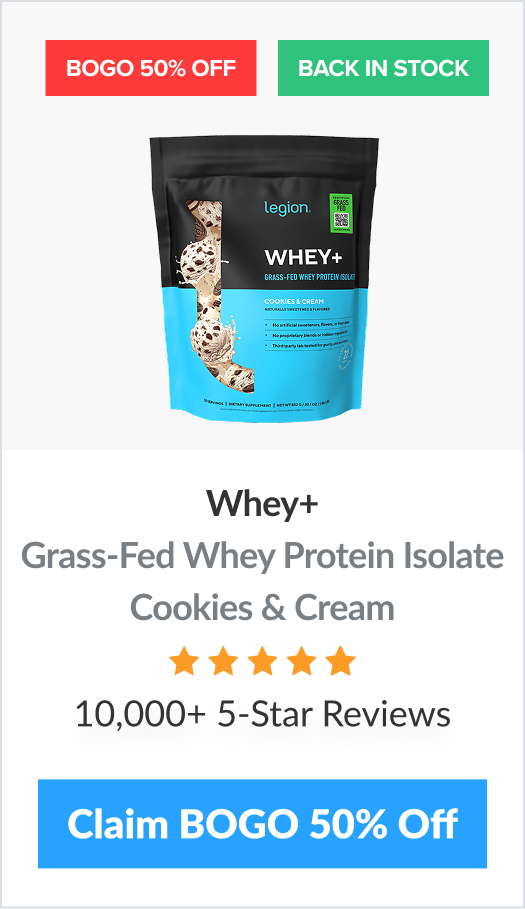 Cookies & Cream Whey Protein Isolate BOGO 50% Off