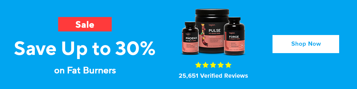 Save up to 30% on fat burners