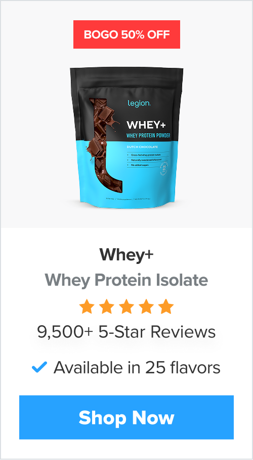 Whey+ BOGO 50% Off!
