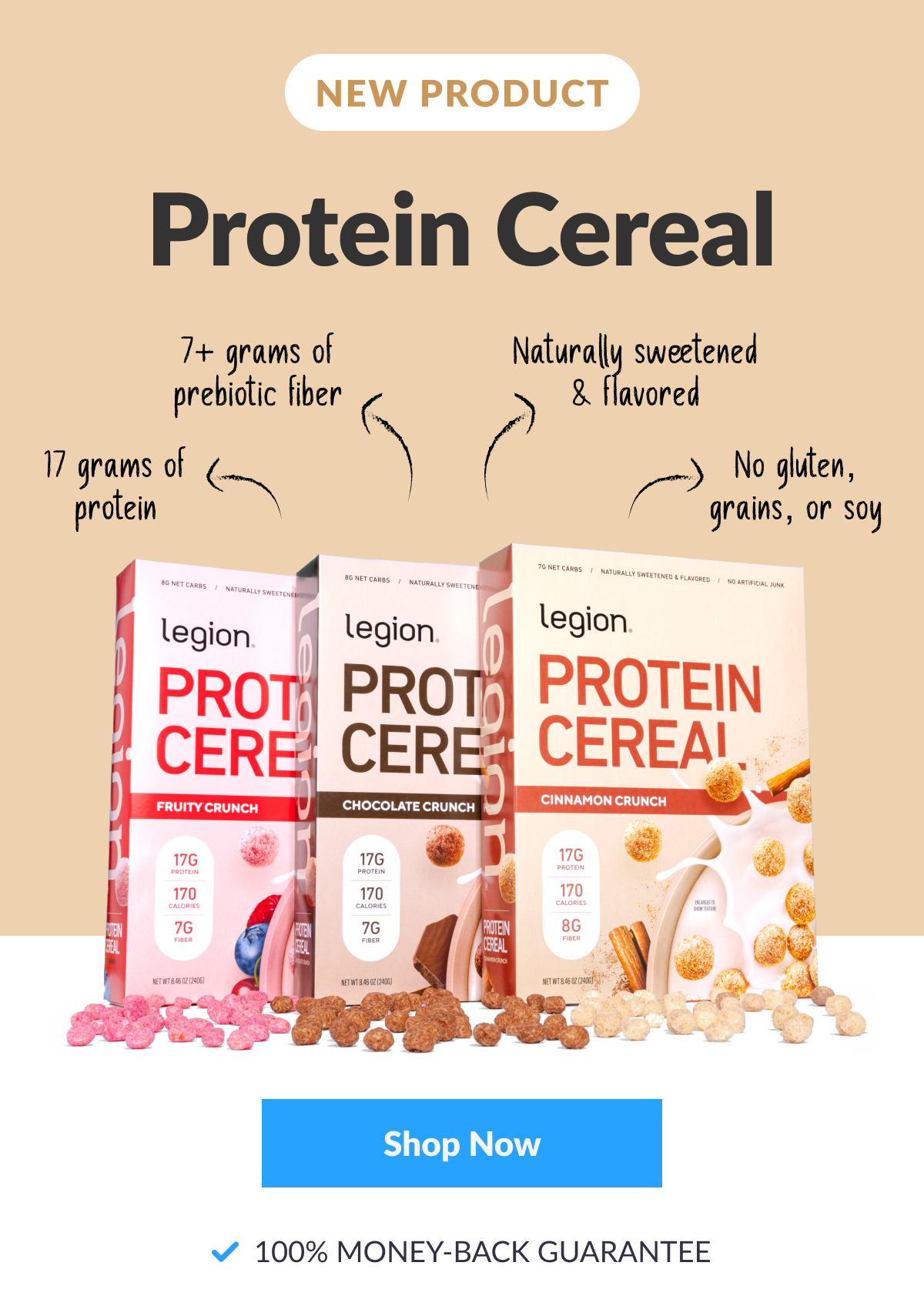 New Product! Protein Cereal 