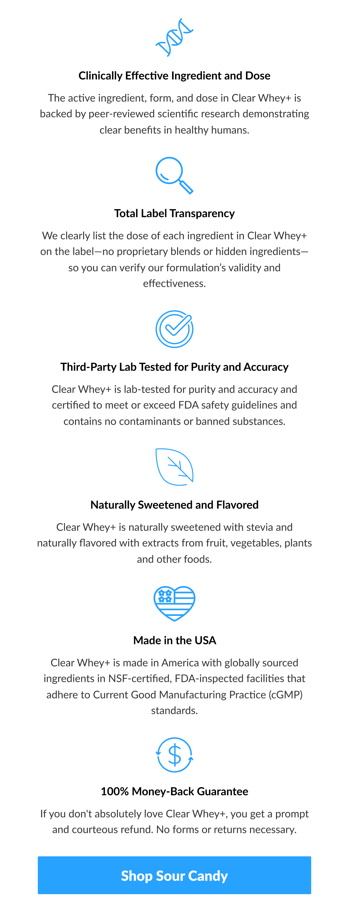 Clinically Effective Ingredient and Dose