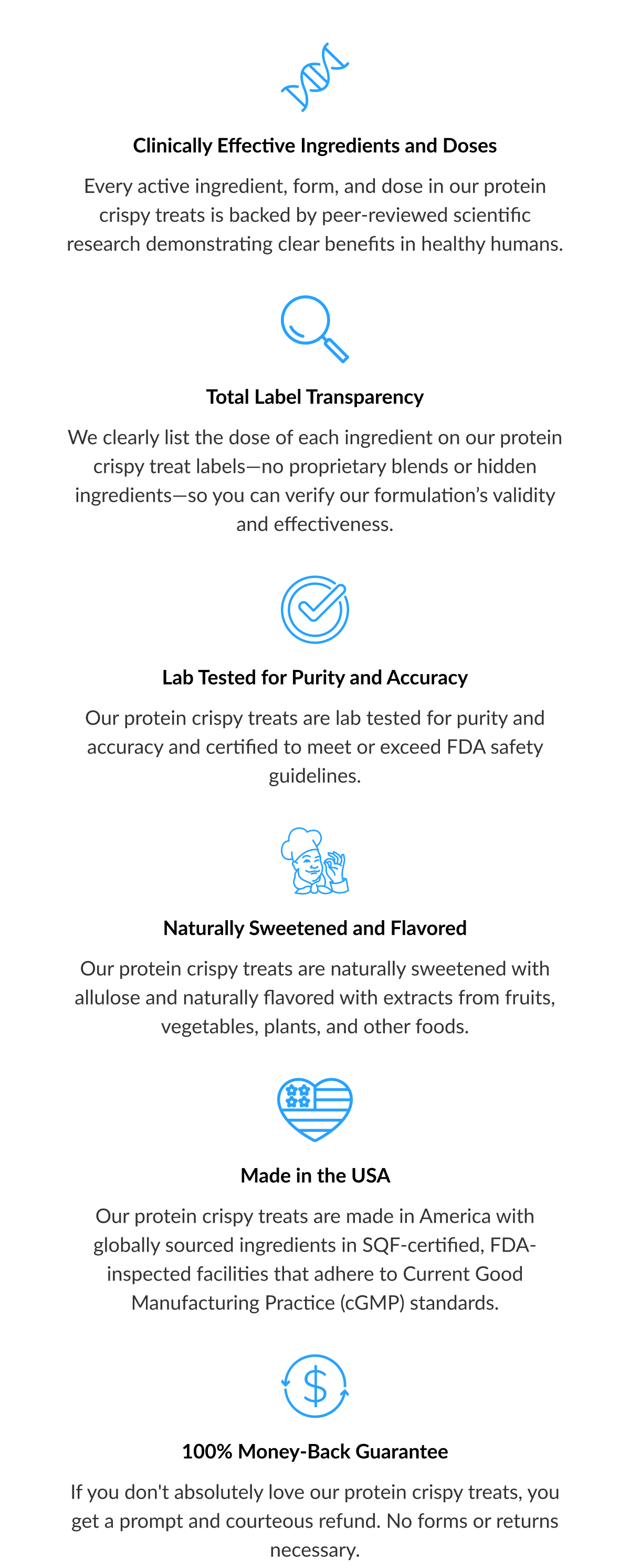 New flavor! Protein Crispy Treat!