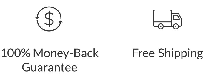 100% Money-Back Guarantee & Free Shipping