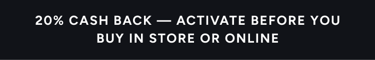 20% cash back