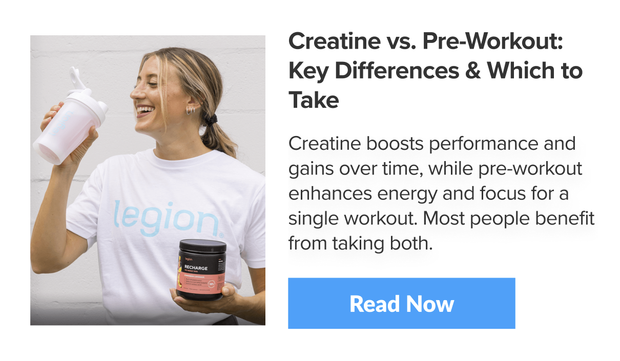 Creatine vs. Pre-Workout: Key Differences & Which to Take