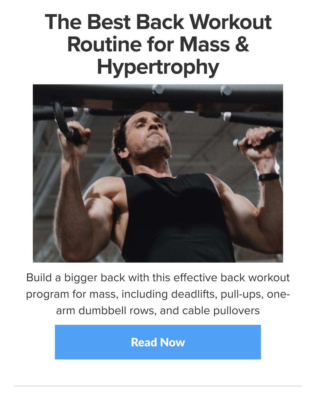 The Best Back Workout Routine for Mass & Hypertrophy