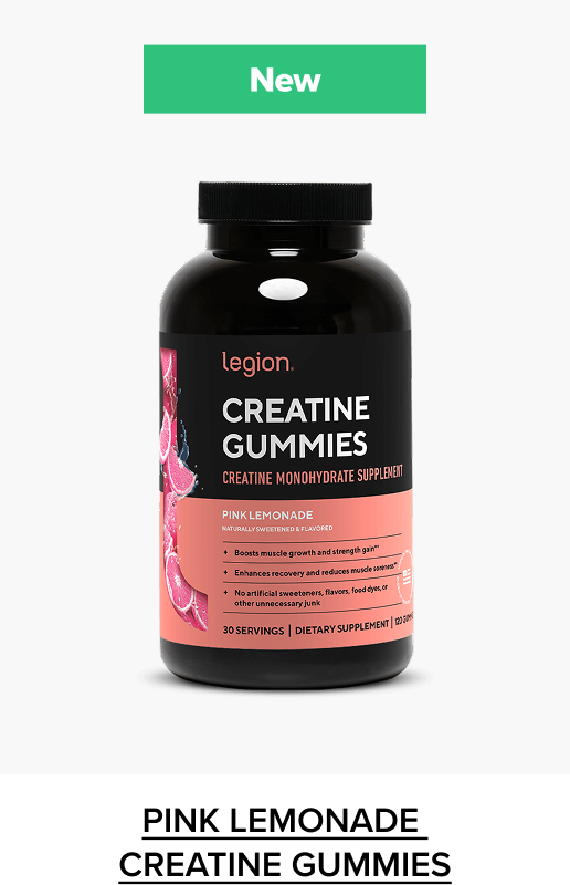 New Pink Lemonade Creatine Gummies