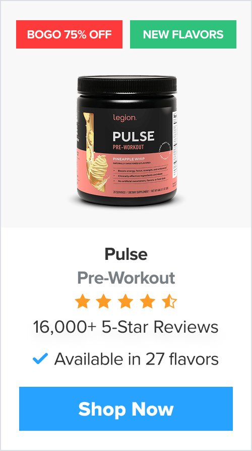 Pulse Pre-Workout! BOGO 75% Off