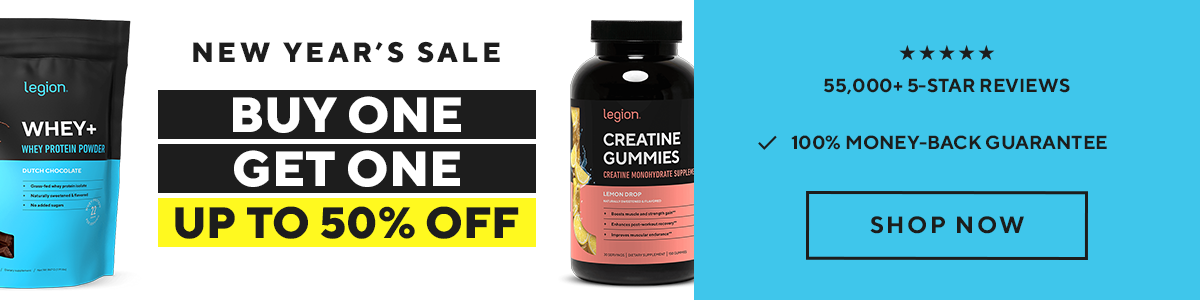 BOGO Up to 50% Off New Year's Sale