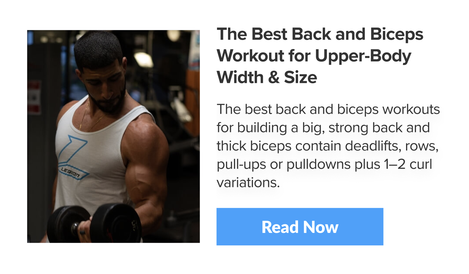 The Best Back and Biceps Workout for Upper-Body Width & Size