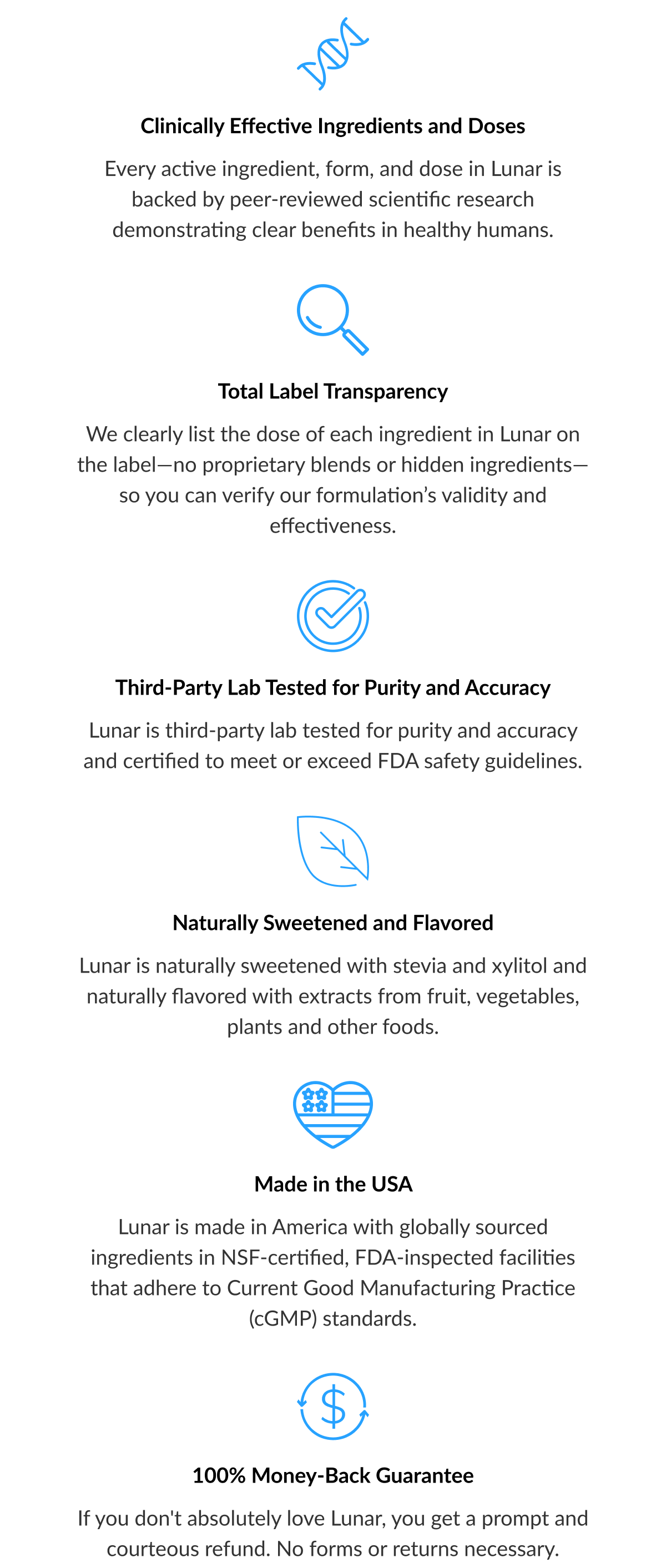 Clinically Effective Ingredients and Doses