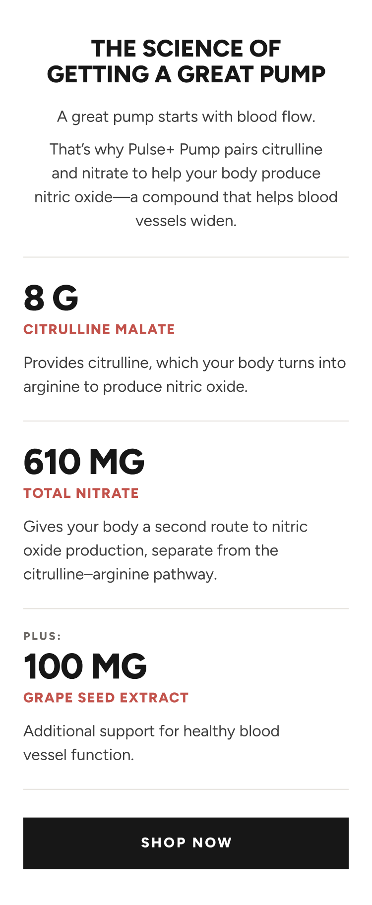 The science of getting a great pump
