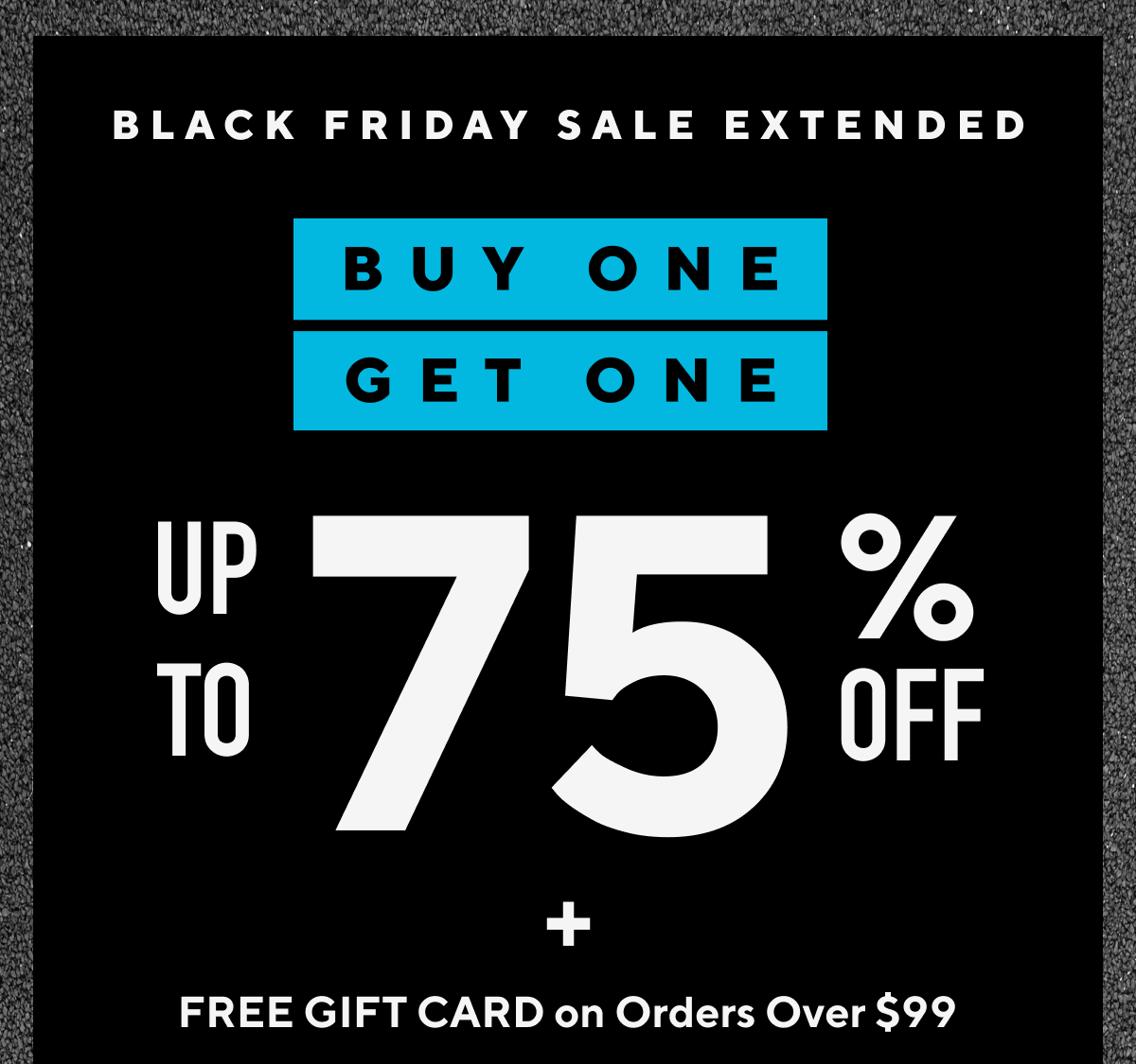 Black Friday Sale Extended! BOGO 75% Off! 