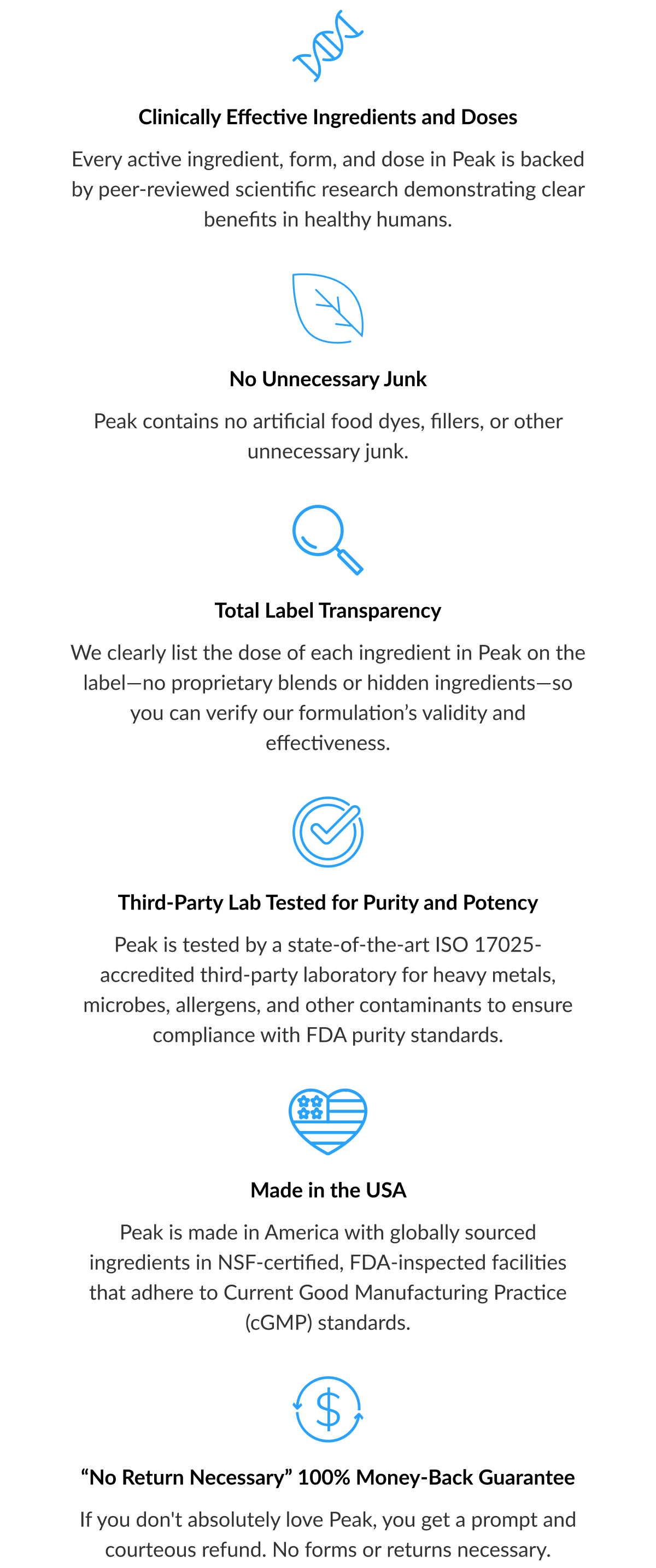 New Product! Peak! Caffeine + L-Theanine! Buy one get one 50% off! 