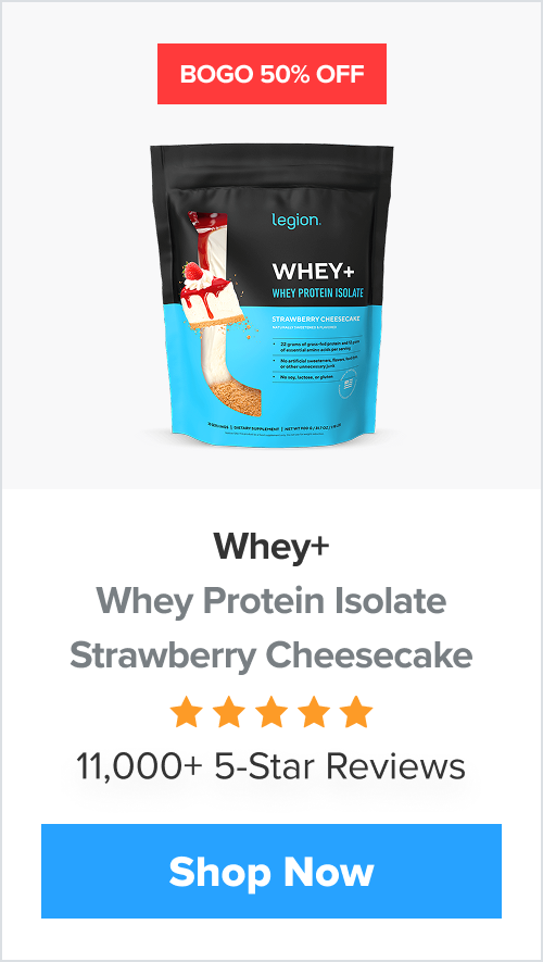 Whey+ Strawberry Cheesecake! BOGO 50% Off