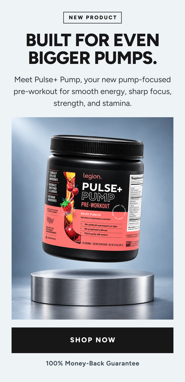 New Pulse+ Pump pre-workout