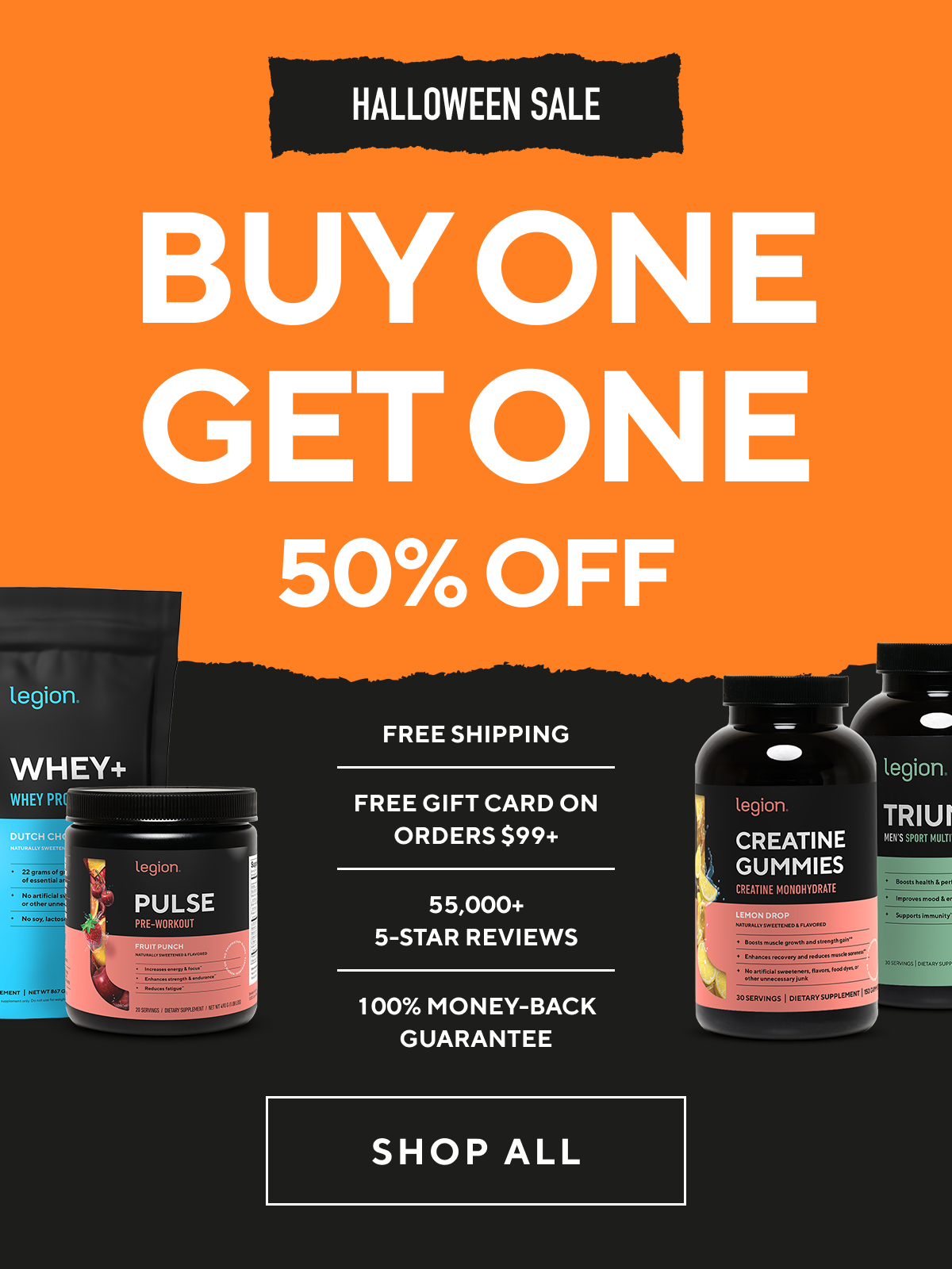 Halloween Sale! BOGO 50% Off! 