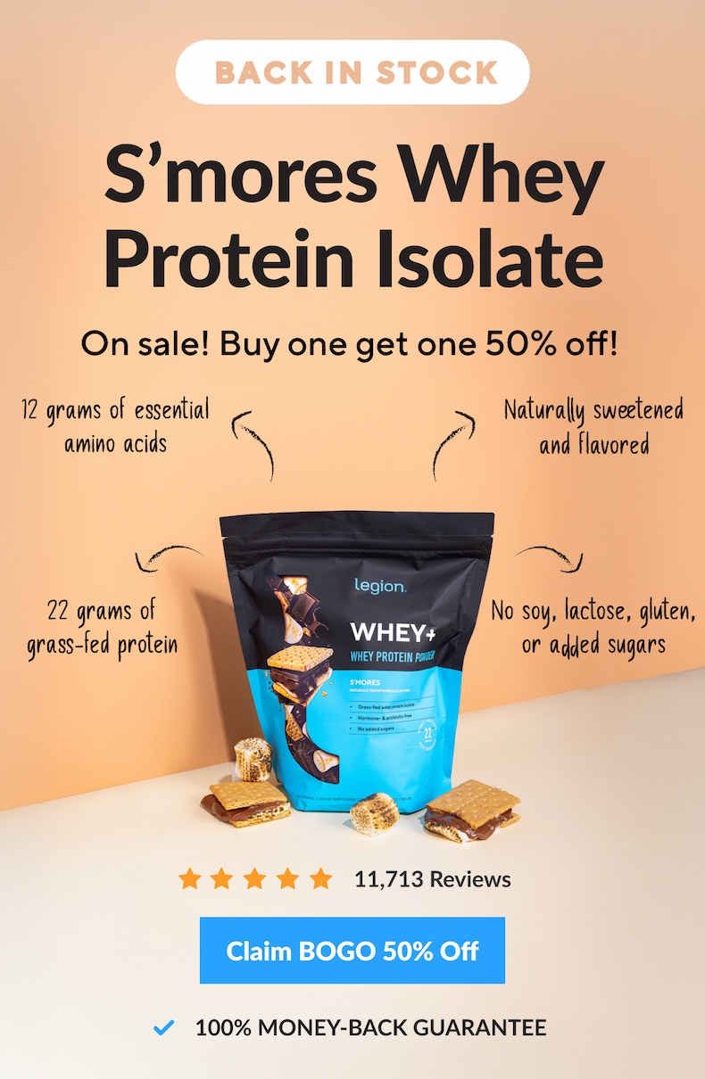 2 popular flavors of Whey+ are back in stock!