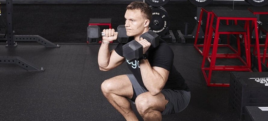 How to Do Dumbbell Front Squats for Leg Mass & Strength