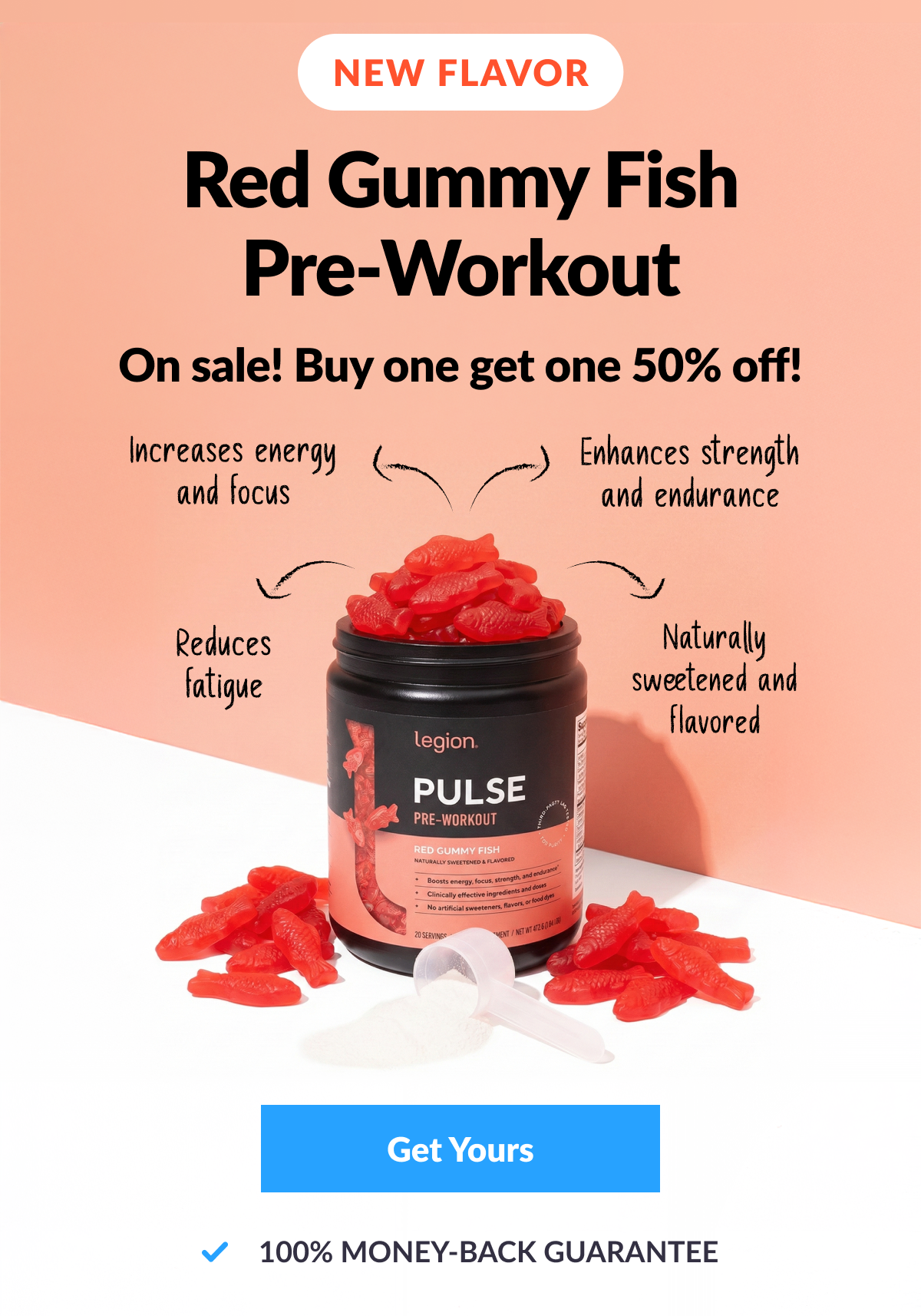 New pulse pre-workout flavors!