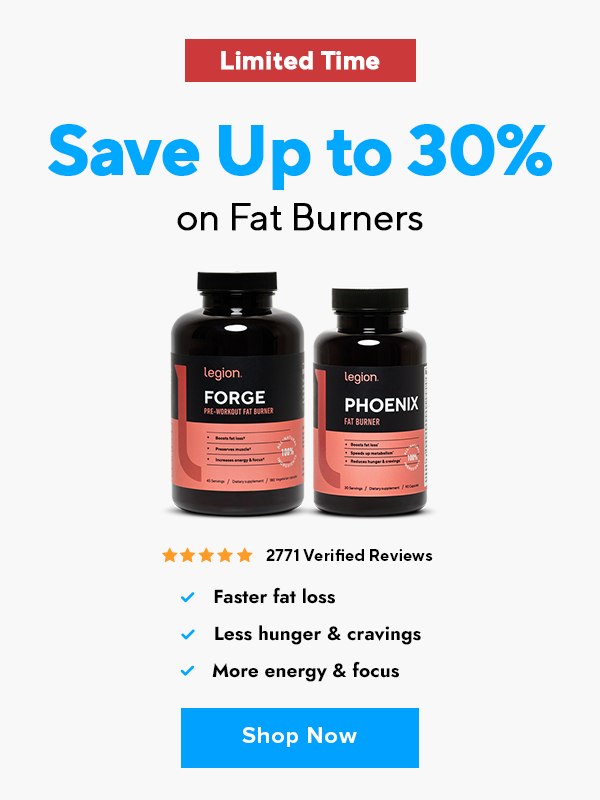 Fat Burner Sale Save up to 30%