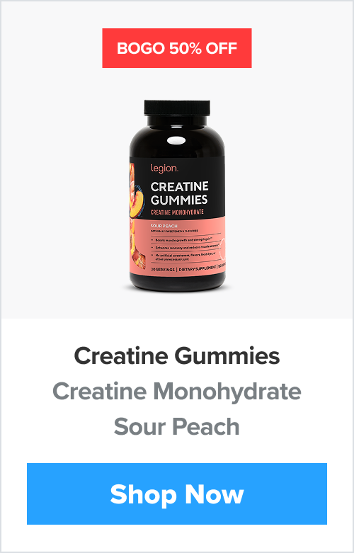 Creatine Gummies Sour Peach