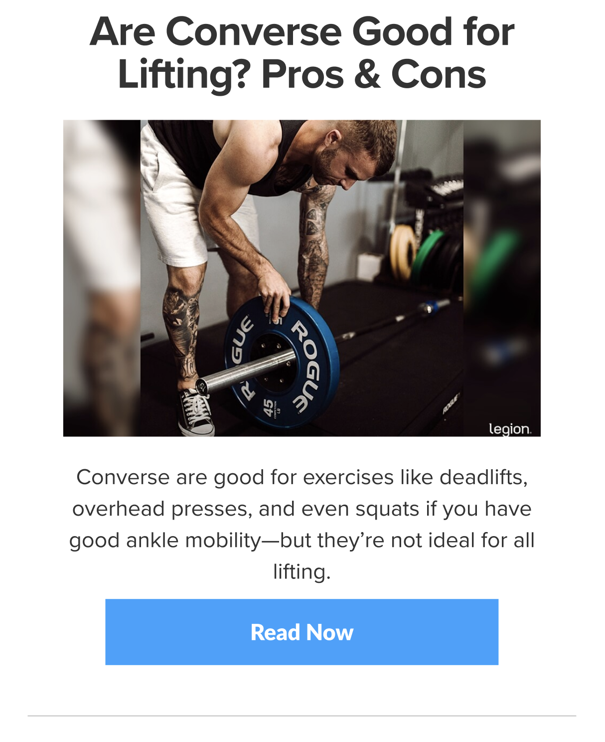 Are Converse Good for Lifting? Pros & Cons