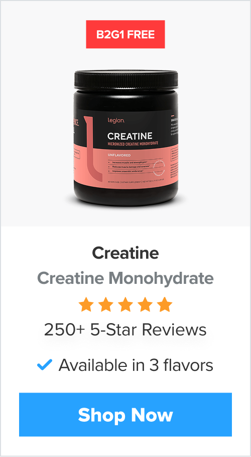 Creatine Monohydrate Buy Two Get One Free