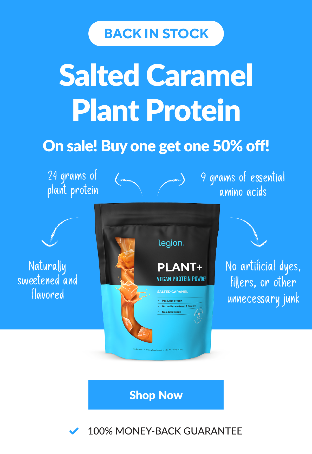 Back in Stock! Salted Caramel Plant+