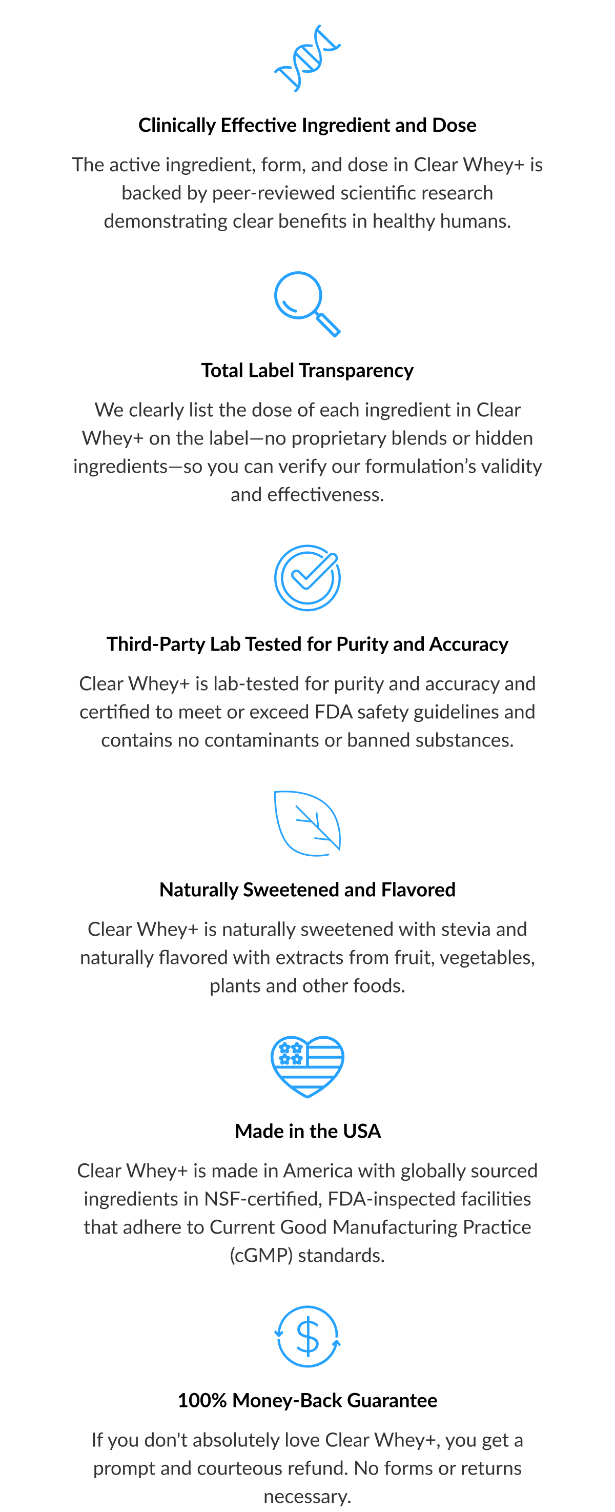 Clinically Effective Ingredients and Doses