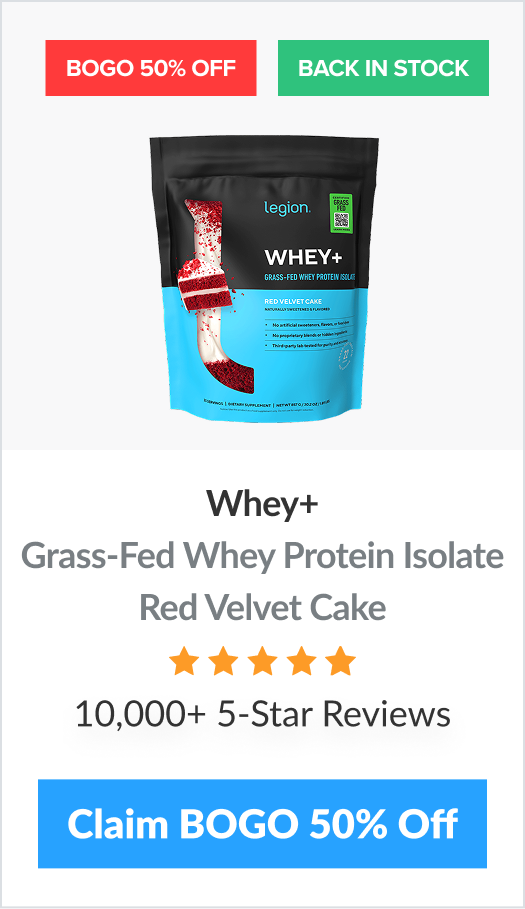 Red Velvet Cake Whey Protein Isolate BOGO 50% Off