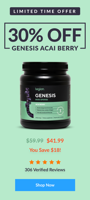 30% off Genesis Acai Berry