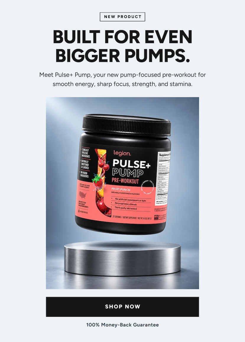 New Pulse+ Pump pre-workout