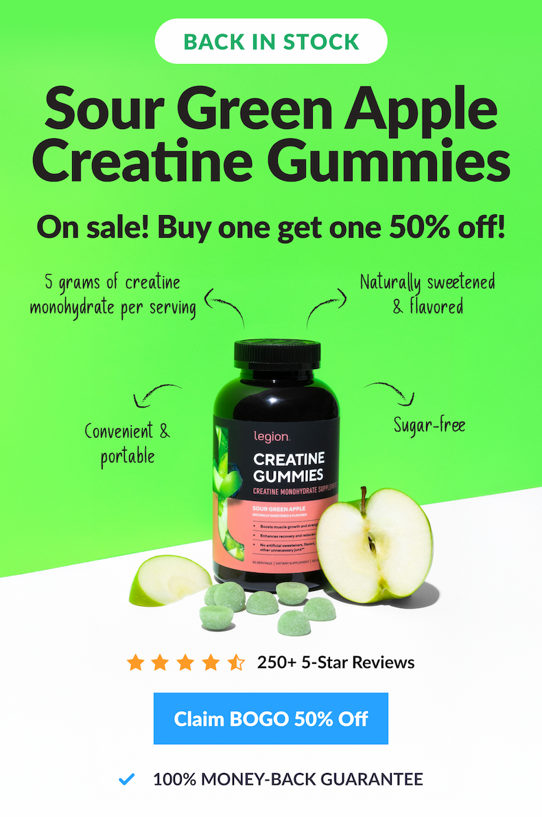 Creatine Gummies Back in Stock