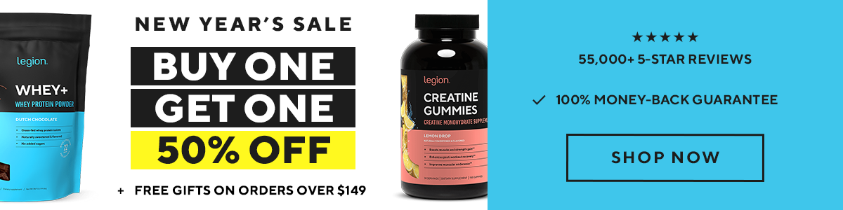 BOGO 50% Off New Year's Sale