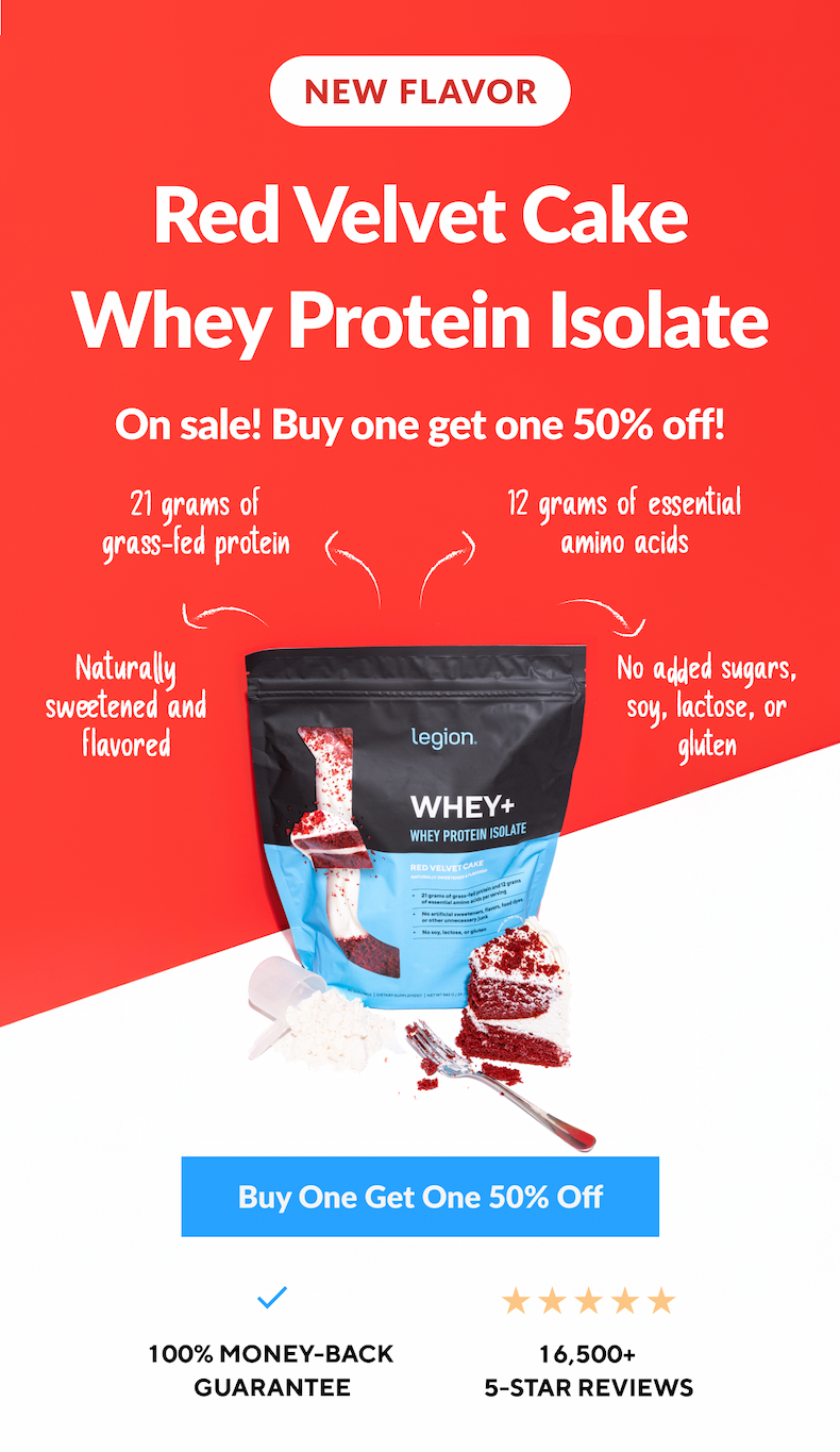 New Flavor! Red Velvet Cake Whey Protein Isolate