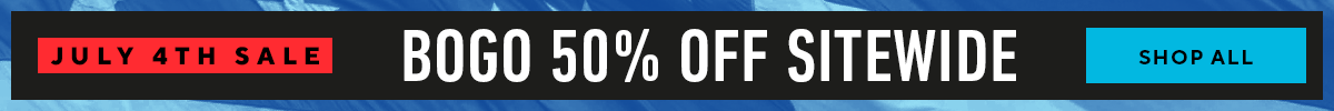 July 4th sale! BOGO 50% off + free gift cards!