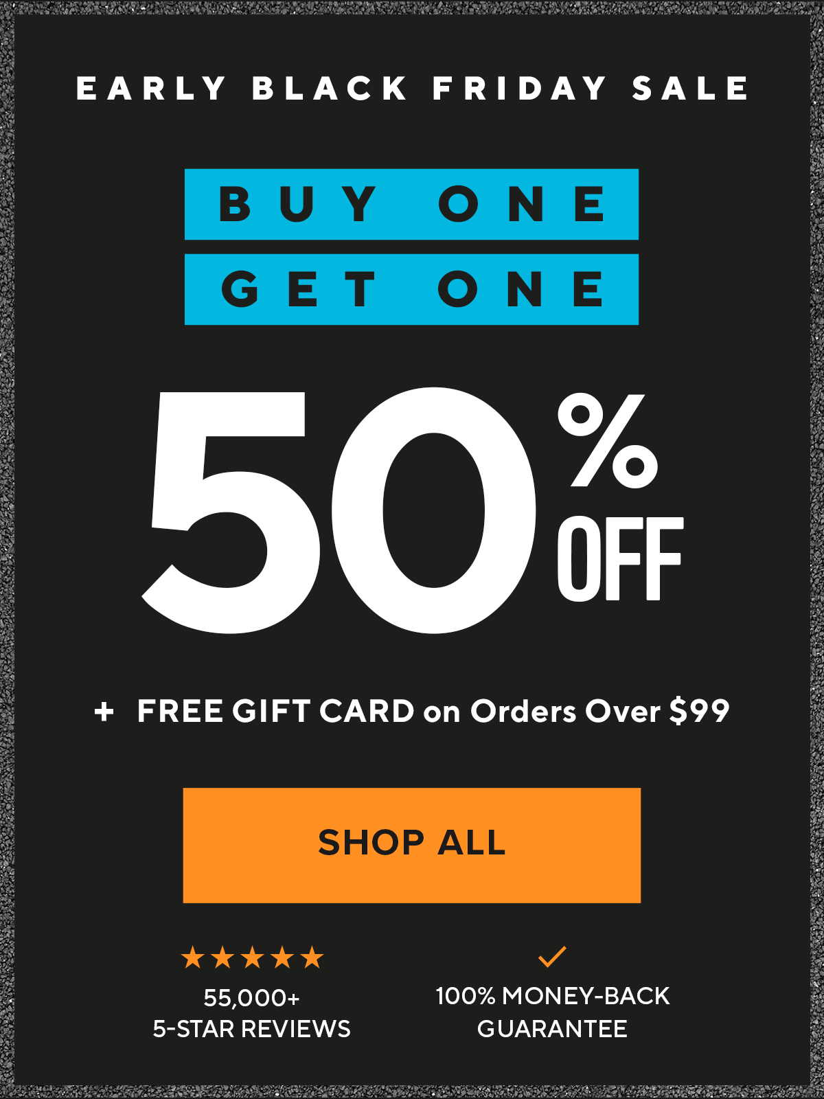  BOGO 50% Off Sale