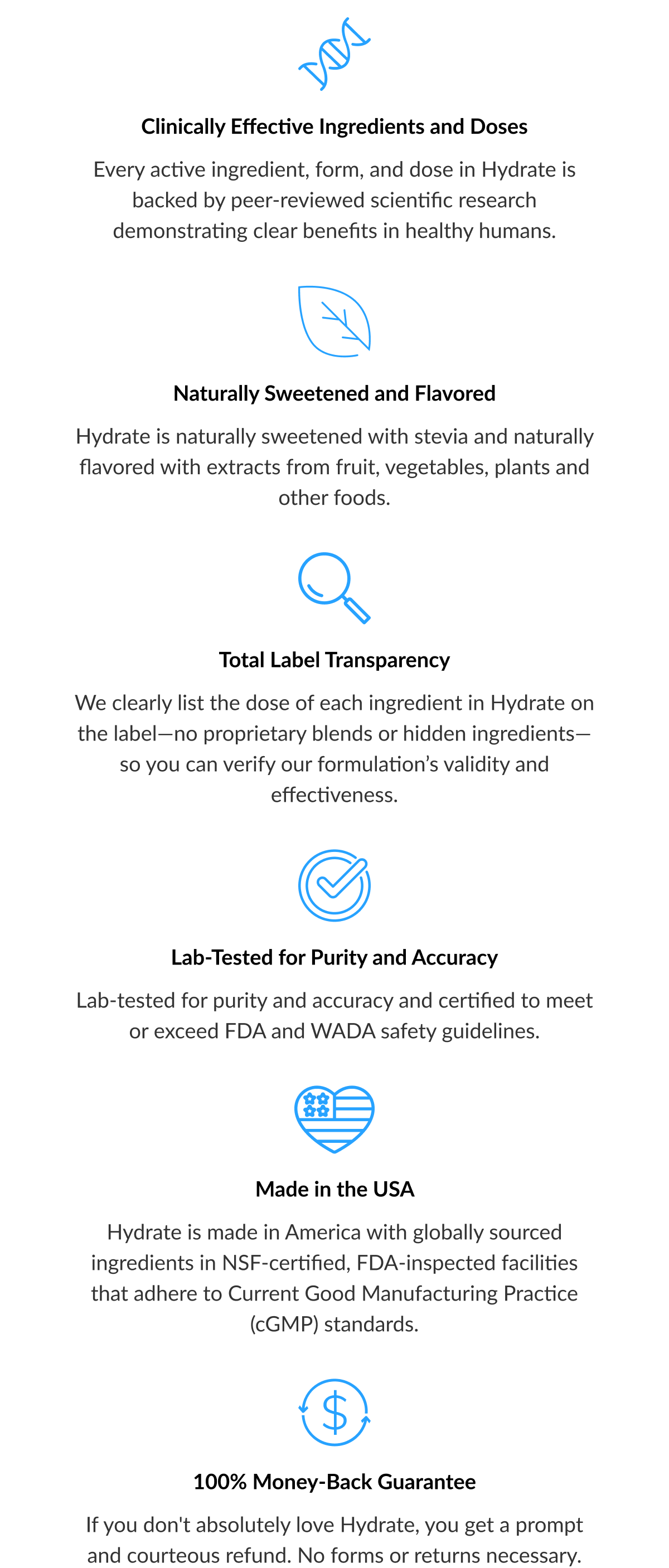 Clinically Effective Ingredients and Doses