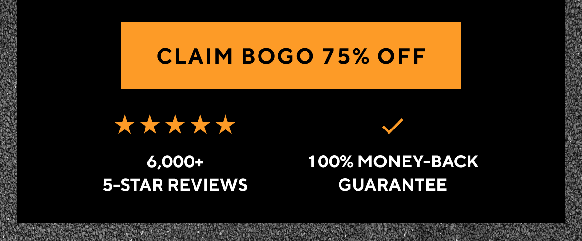 Buy one get one 75% off ends Sunday!