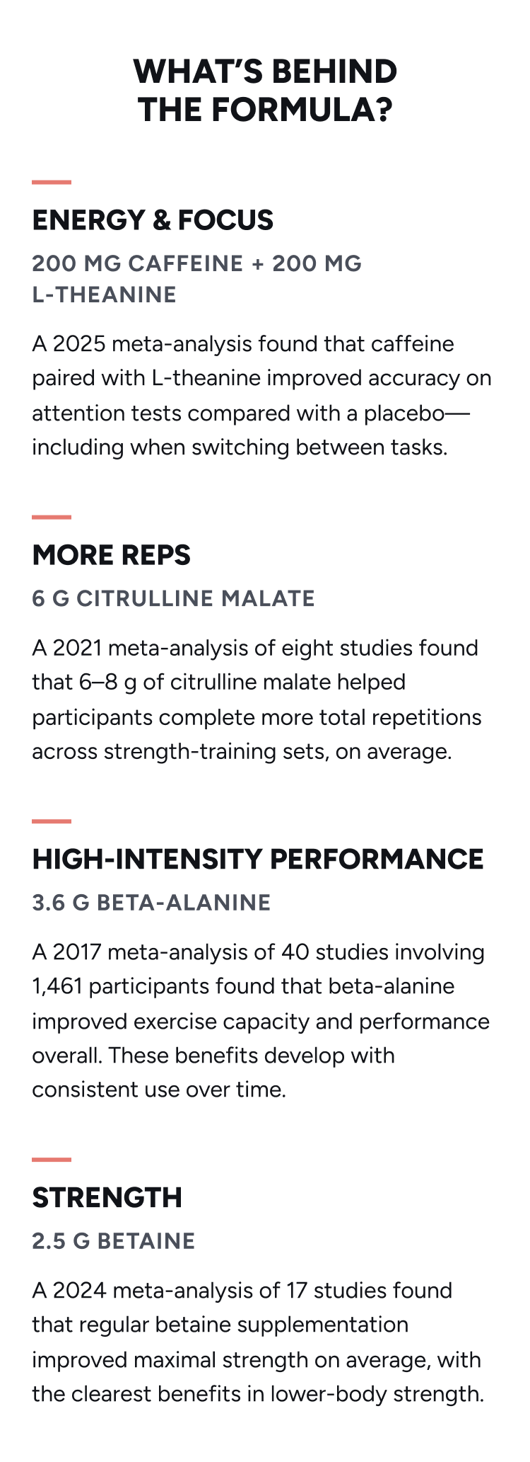 What's behind the formula?