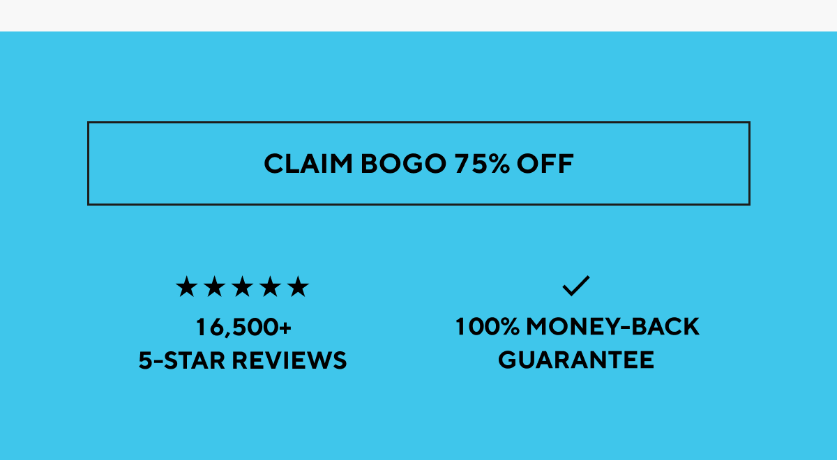 Buy one get one 75% off ends tomorrow!