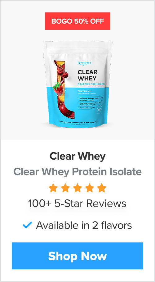 Clear Whey! BOGO 50% Off!