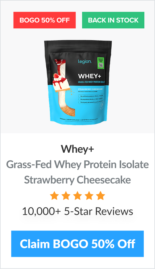 Strawberry Cheesecake Whey Protein Isolate BOGO 50% Off