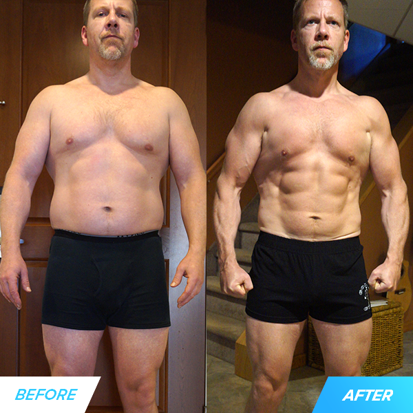 Fred (47 years old) dropped over 20 lbs and cut his body fat 7% in 90 days: